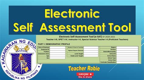 electronic self assessment tool